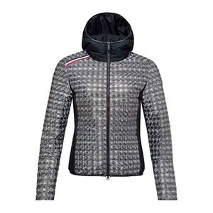 Rossignol Cyrus Silver Jacket Puffer Ski Snowboarding Hooded Womens Size Small